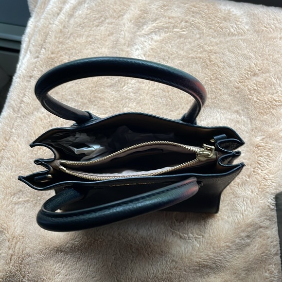 Michael Kors small black canvas coated tote bag. - Picture 4 of 8